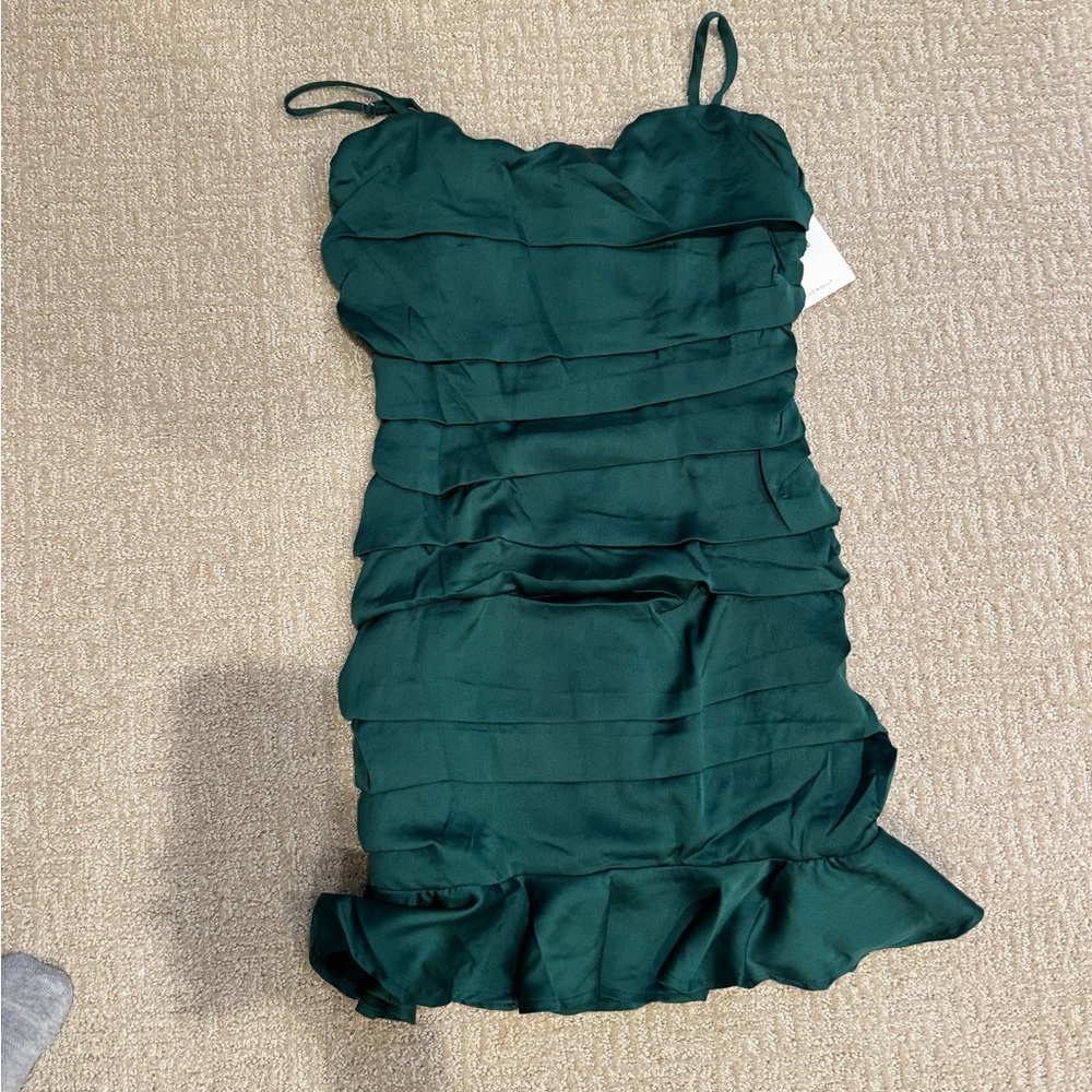 Hello Molly Emerald Layered Dress